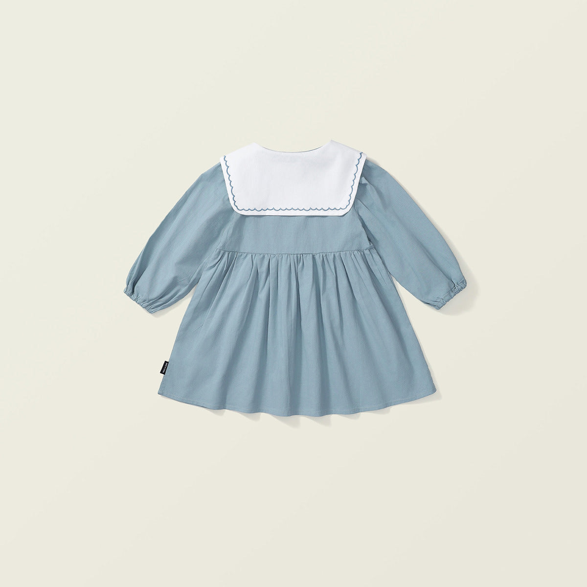 Girls' Embroidered Autumn Dress