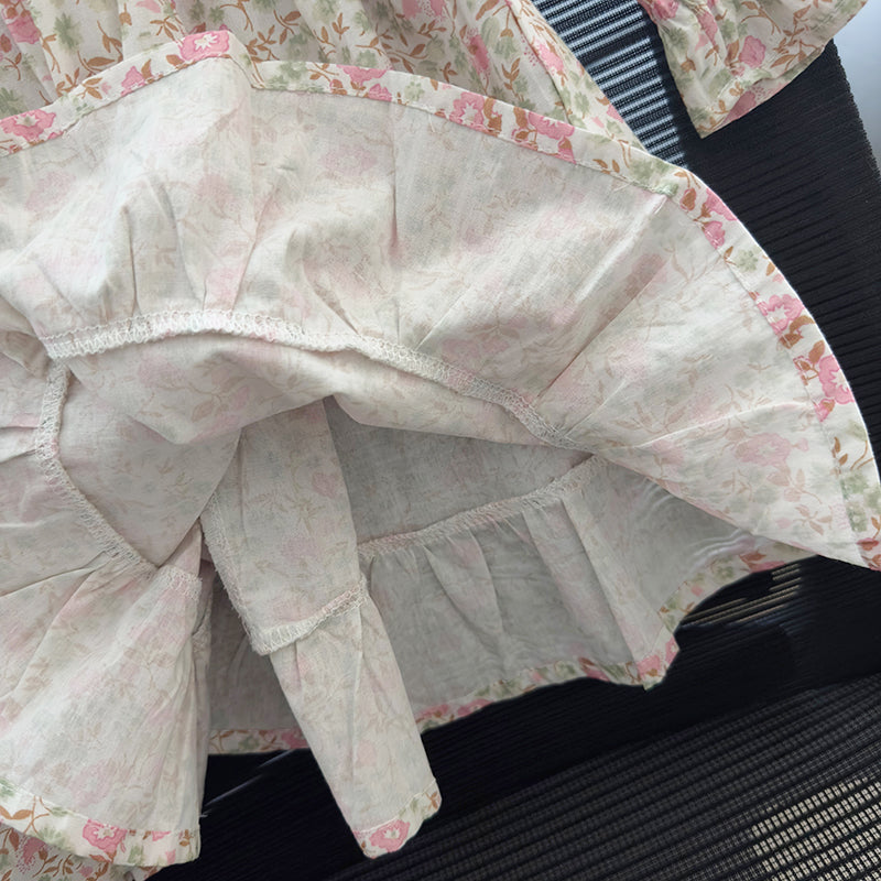 Girls Autumn Floral Dress