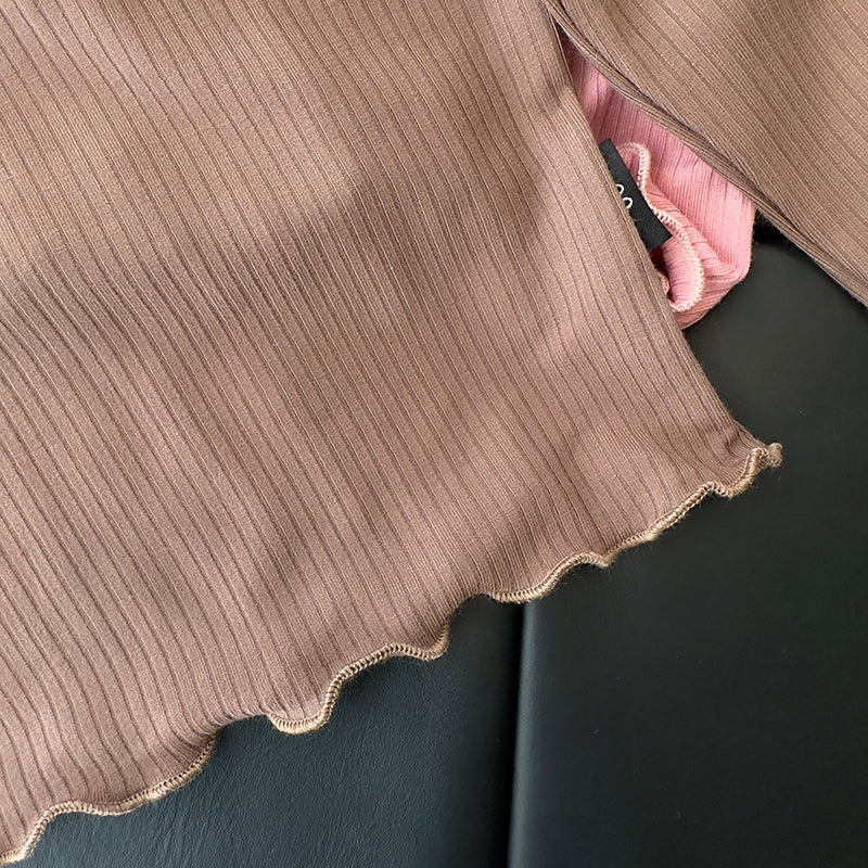 Girls' Embroidered Bunny Long-Sleeve Stretch Base Shirt