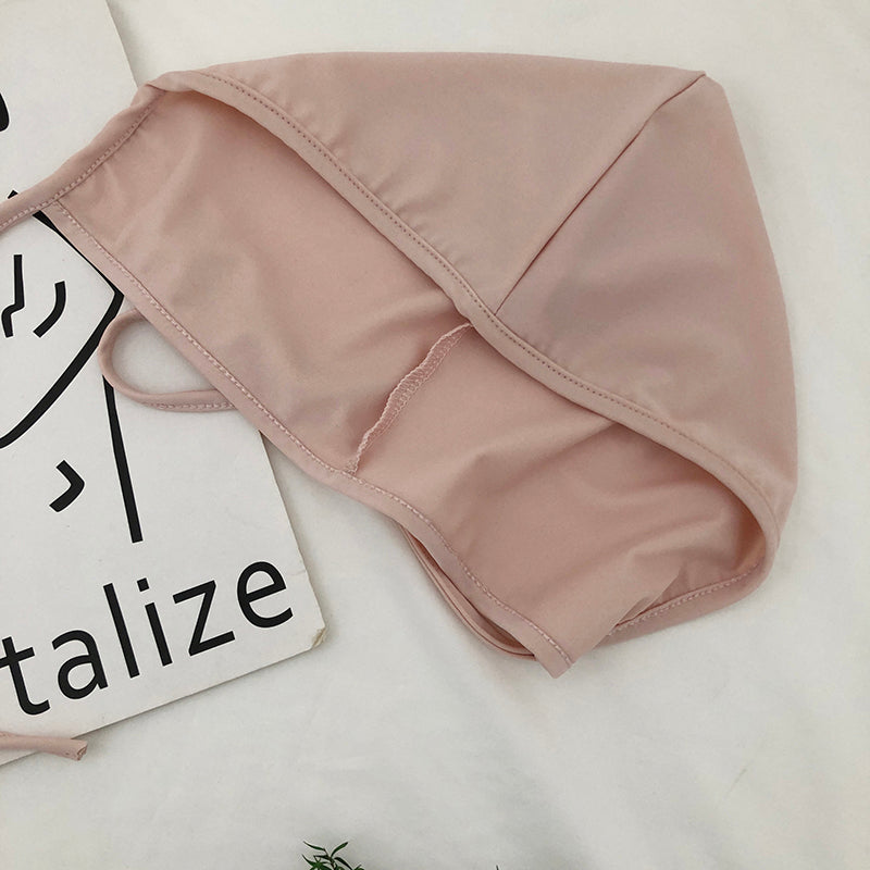 Girl's Cute Pink Floral Swimsuit