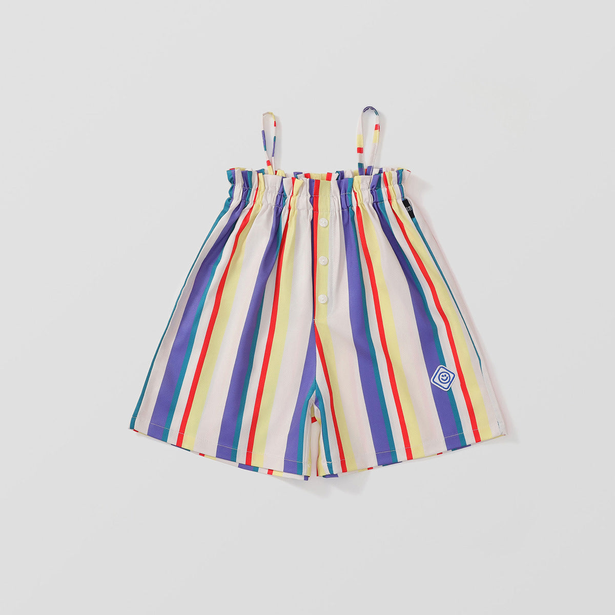 Girl's Spring/Summer New Stripe Jumpsuit