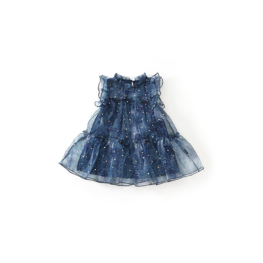 Girl's Sequin Mesh Dress