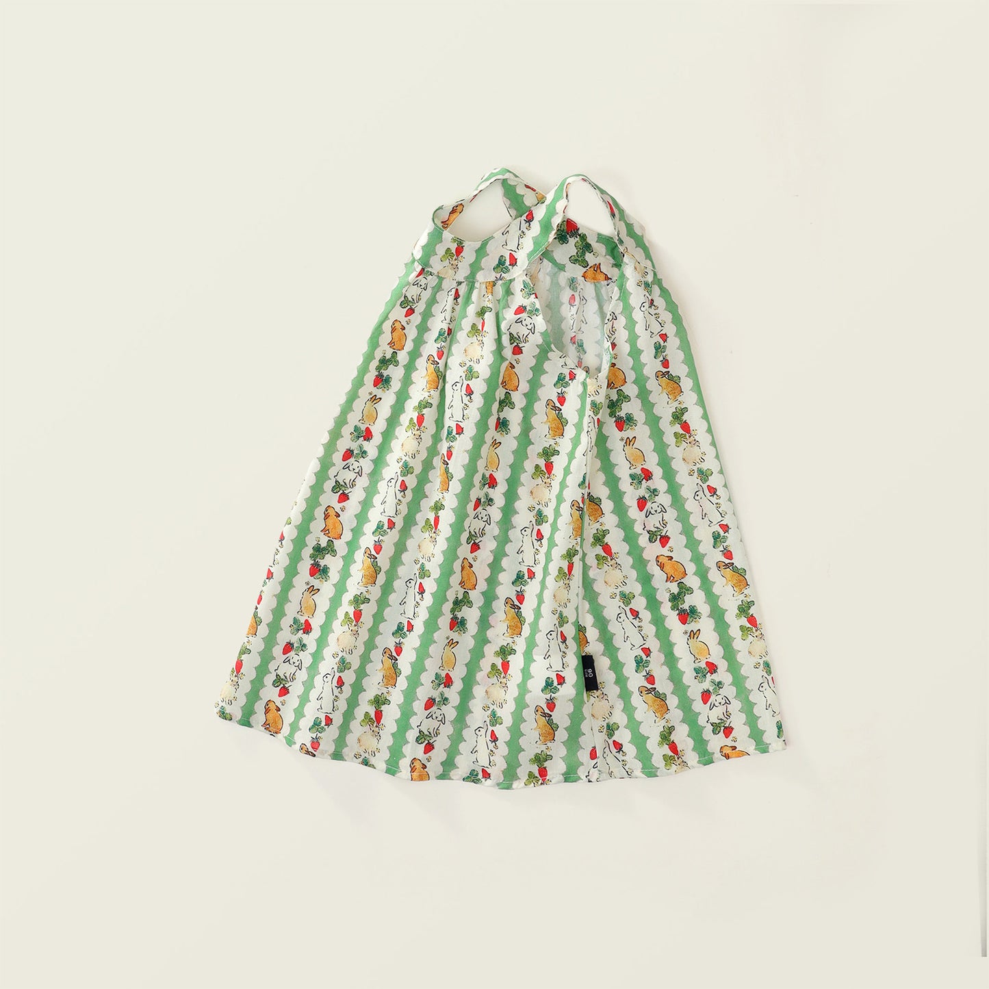 Girls' Summer Sweet Rabbit Print Halter Vest Dress