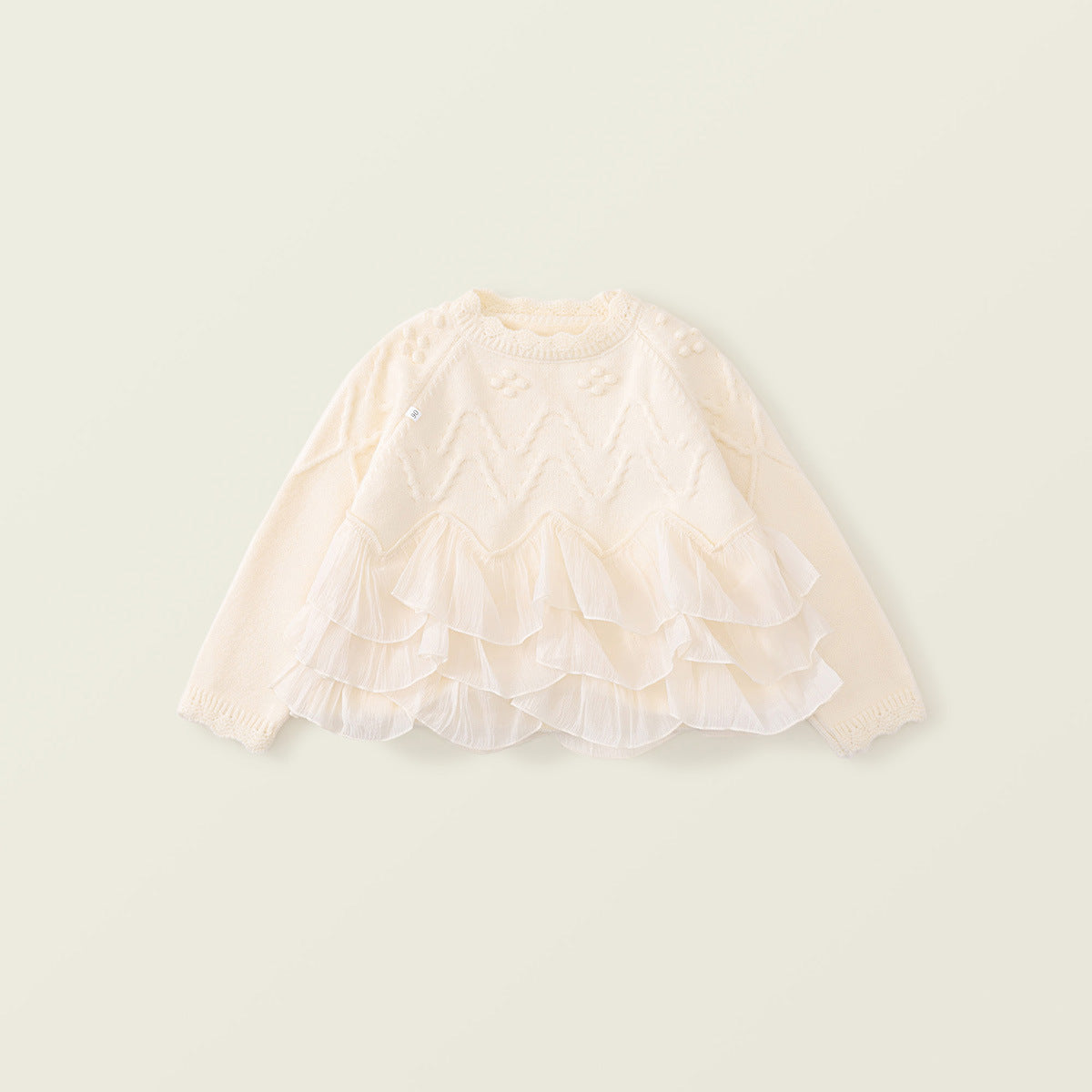 Girls Sweet Winter Round Neck Pullover Sweater