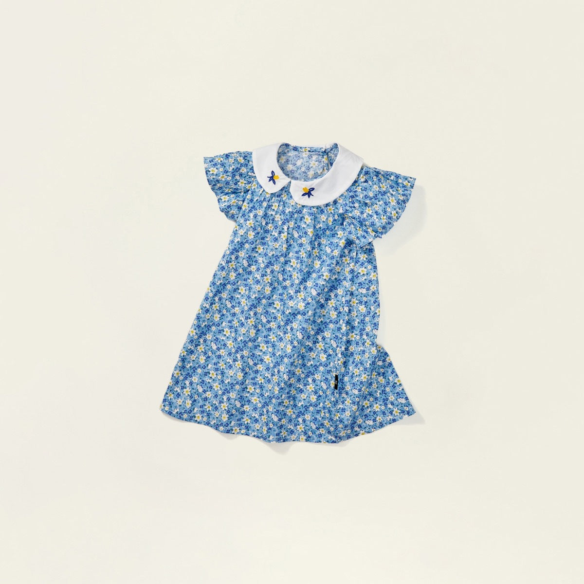 Girl's Floral Embroidered Dress