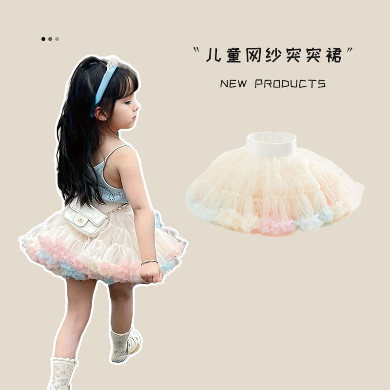 Girl's Summer New Tutu Net Skirt
