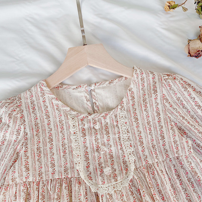 Girl's Blouse Autumn New Patterned