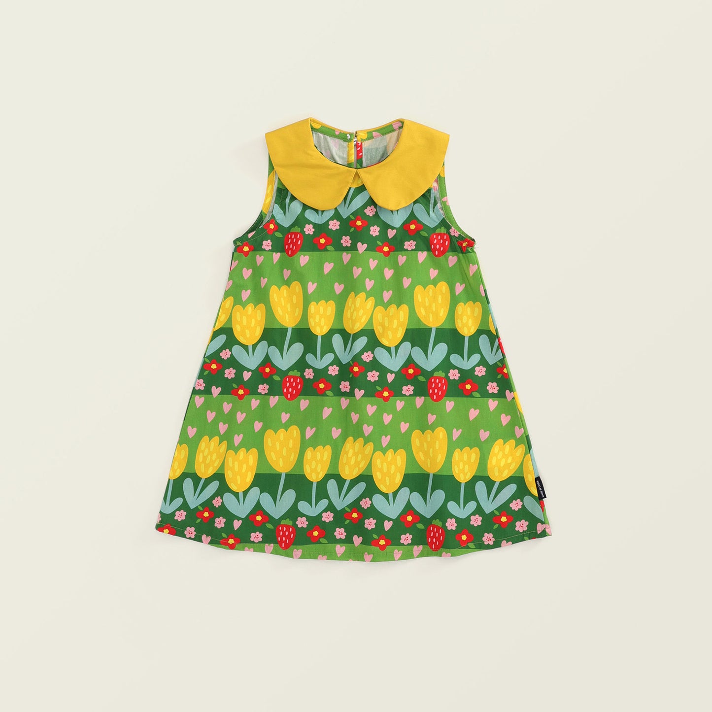 Girl's Floral Sleeveless Dress