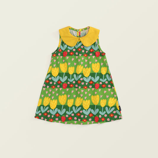 Girl's Floral Sleeveless Dress