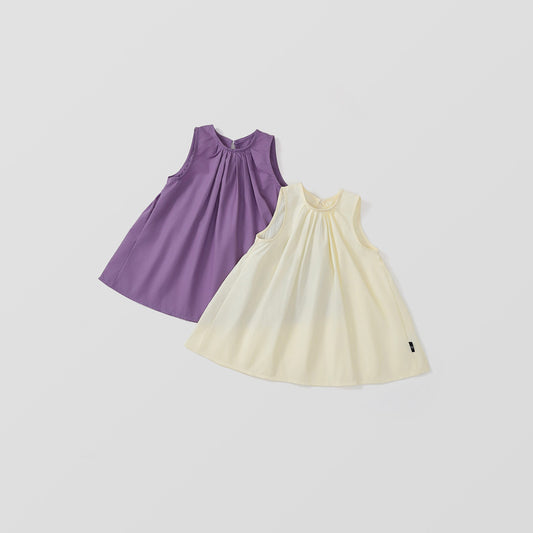 Girls' Spring/Summer Cotton Vest Dress