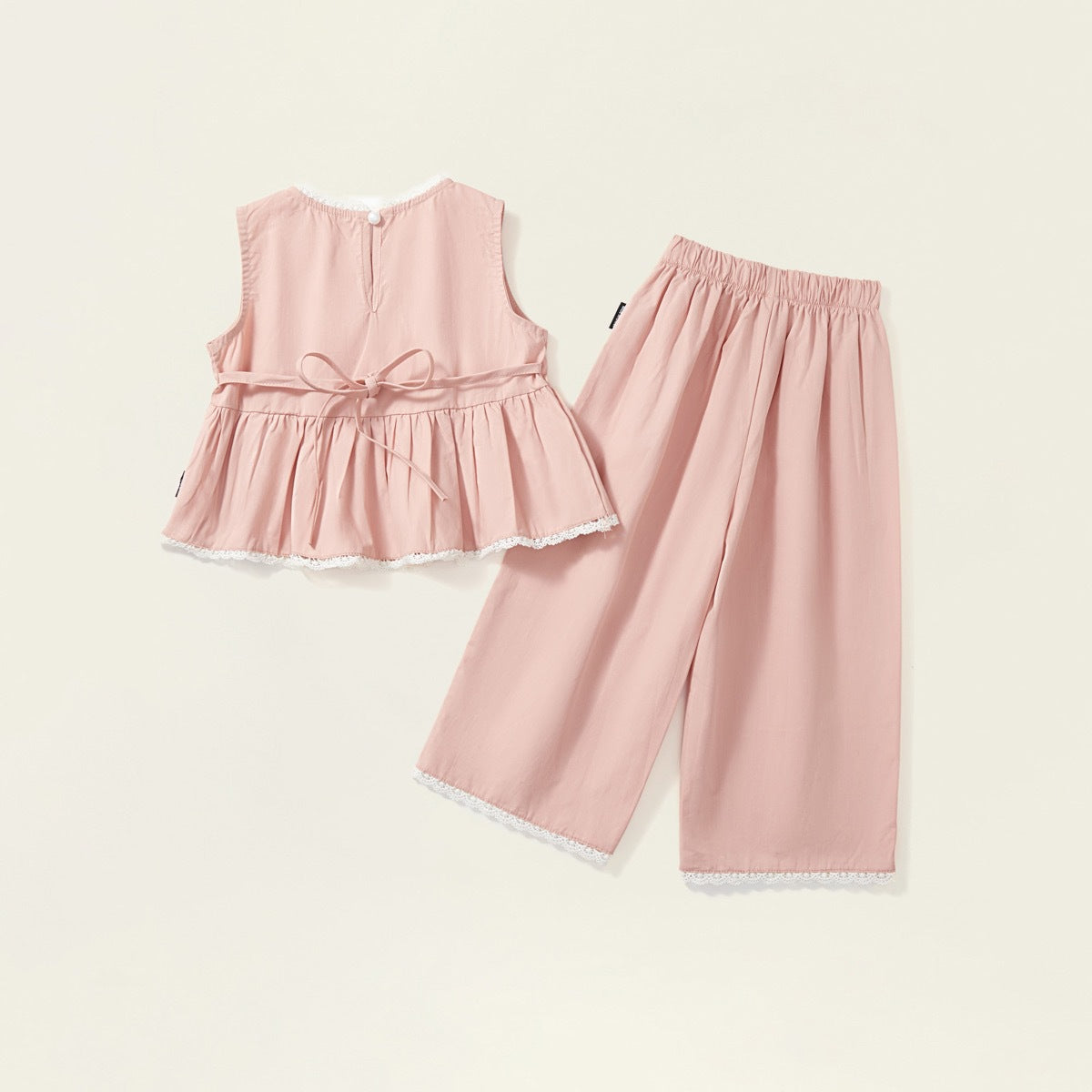 Girls Sweet Pink Summer Set