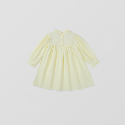 Girls French Embroidery Cotton Princess Dress