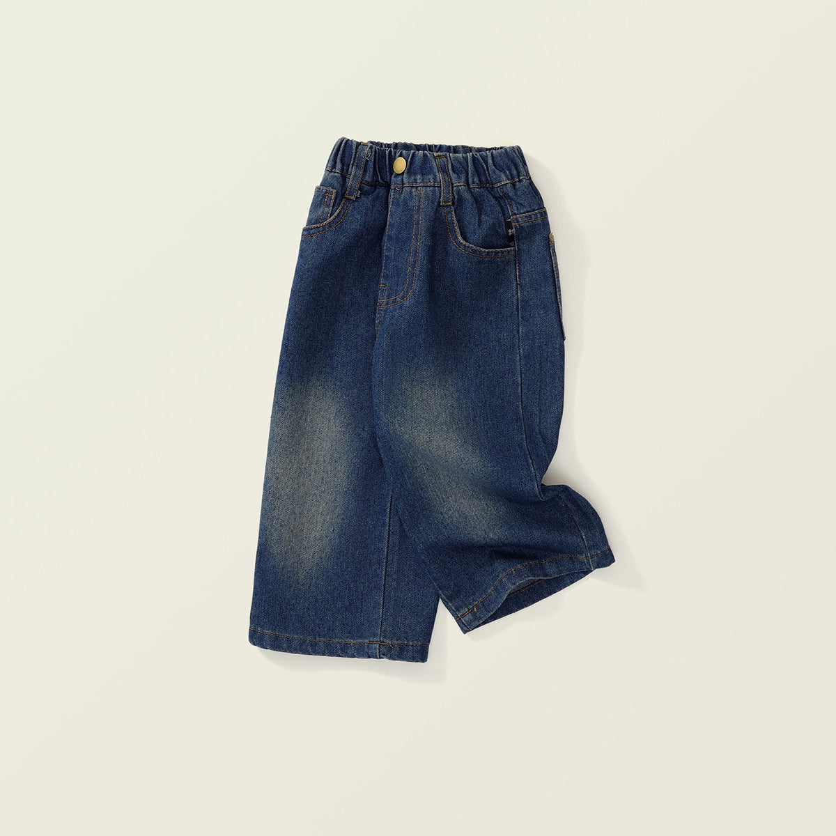 Girl's Denim Straight-Leg Pants