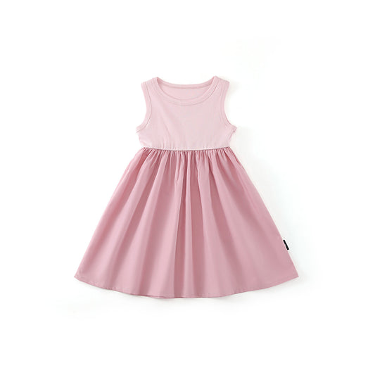 Casual Flared A-Line Dress for Toddlers (2 Colors) -K6126001