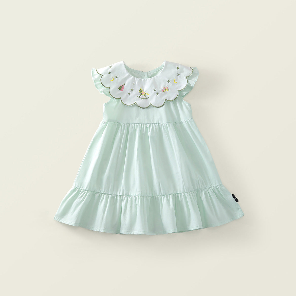 Girl's Kids Mint Green Sleeveless Dress -K6126040