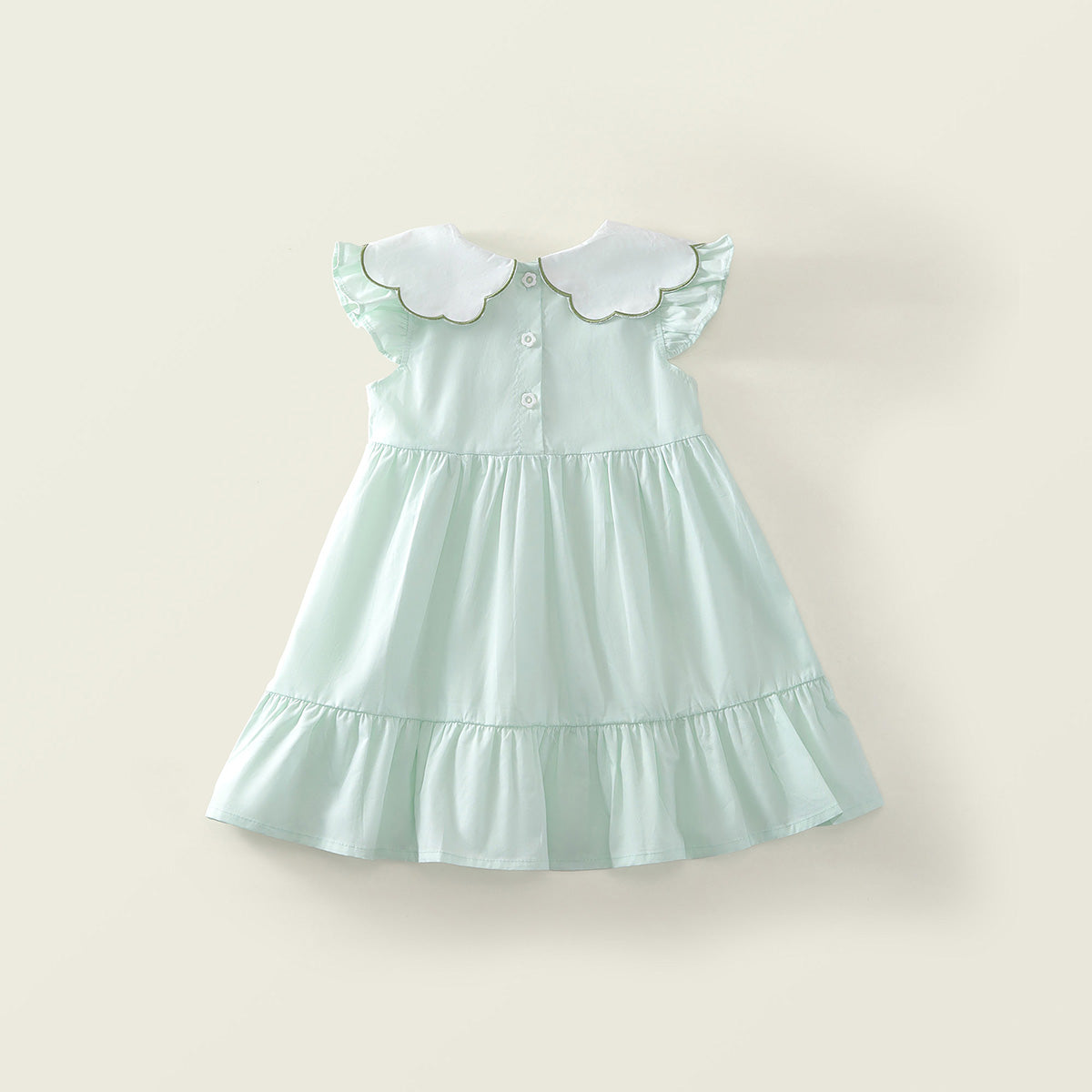 Girl's Kids Mint Green Sleeveless Dress -K6126040