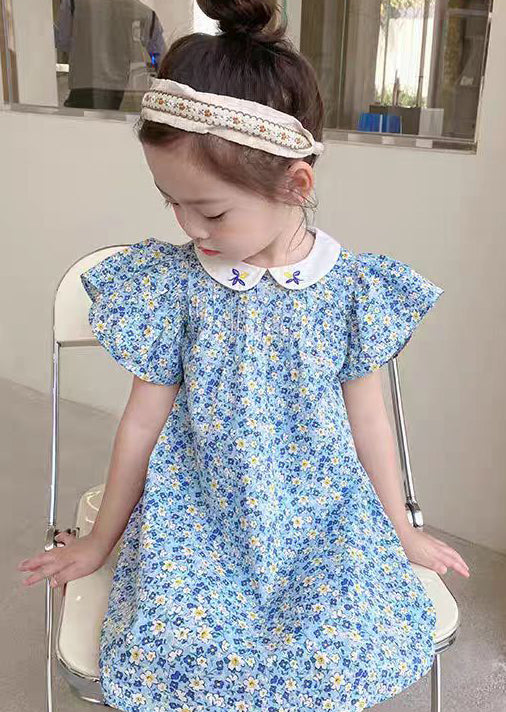 Girl's Floral Embroidered Dress