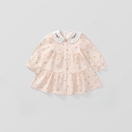 Girls' Embroidered Dress