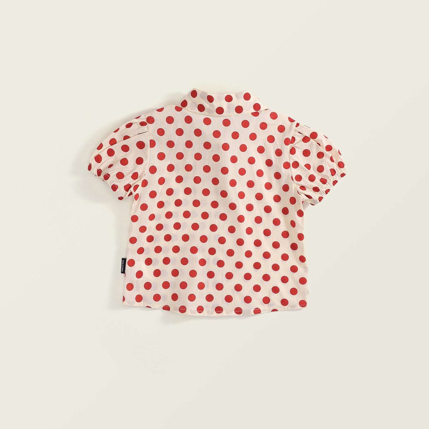 Girls' Red Polka Dot Shirt