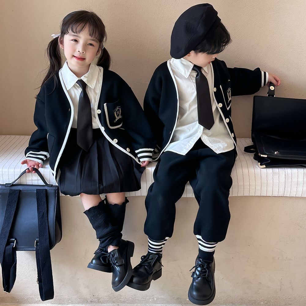 Kids' Baseball Jacket - College Style with JK Patch