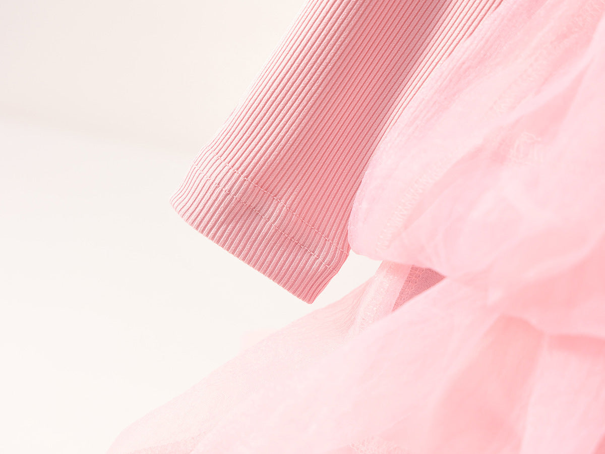 Girl's Pink Tulle Dress