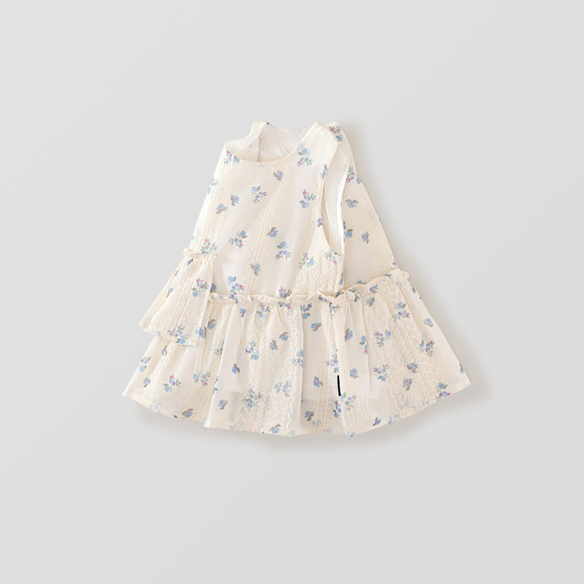 Girl's Lace Embroidered Sleeveless Vest Top