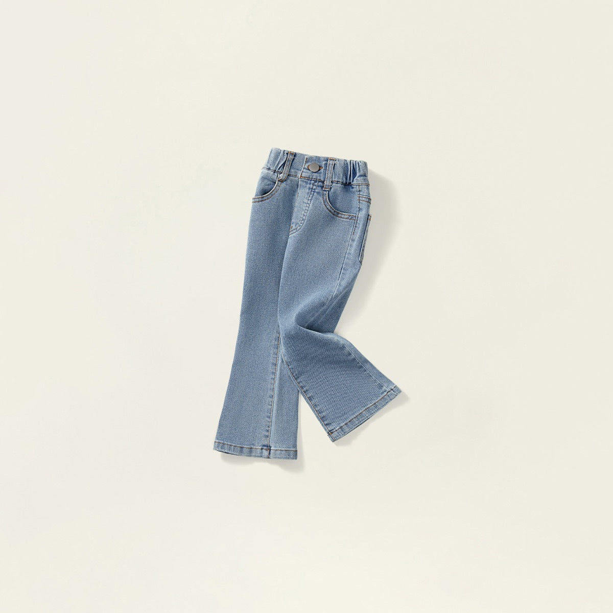 Girl's Spring & Autumn High-Waisted Skinny Flare Jeans