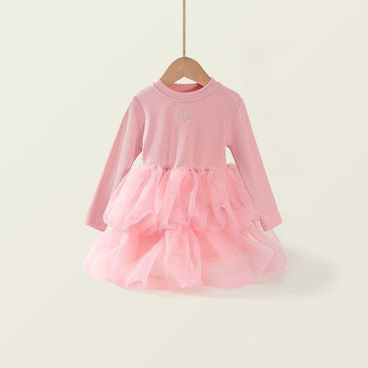 Girl's Pink Tulle Dress