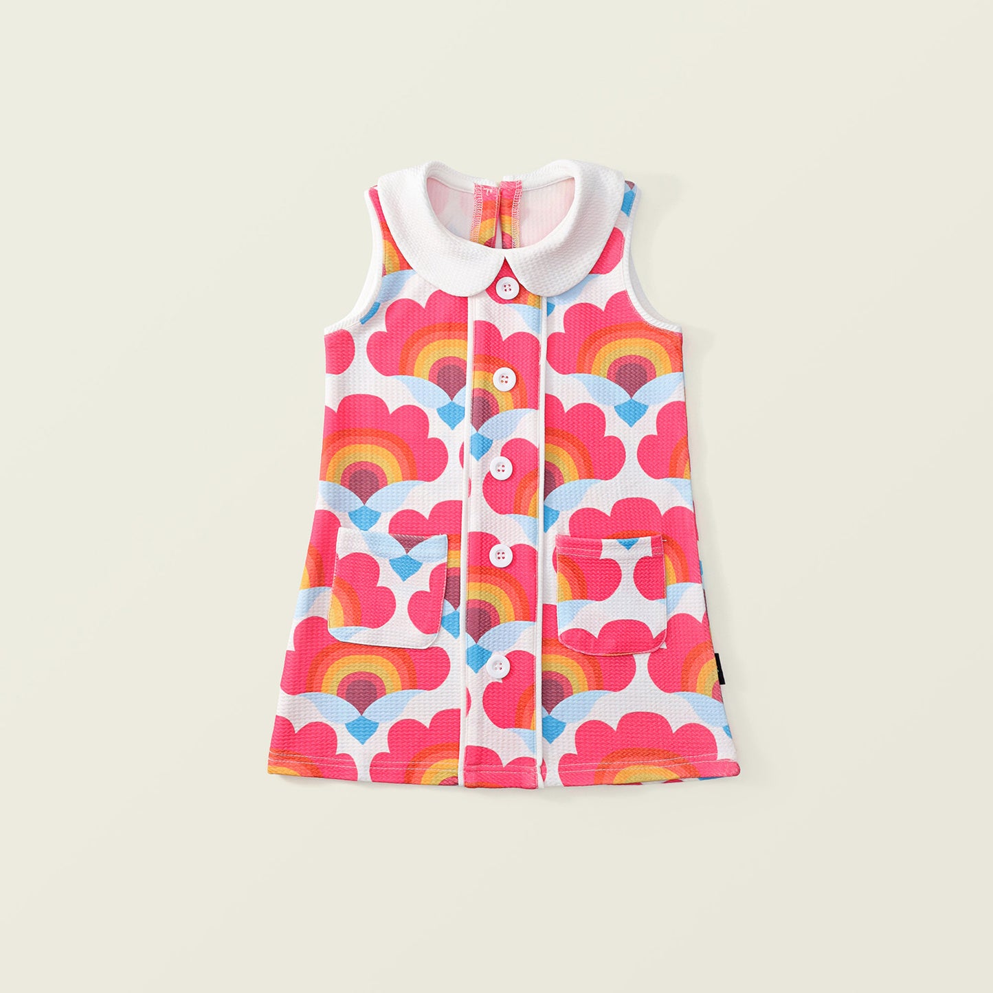 Girls Summer Floral Sleeveless Dress